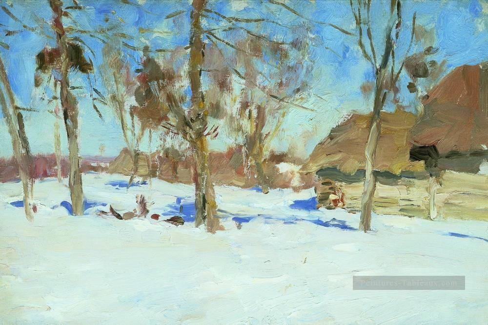 début mars 1900 Isaac Levitan Peintures à l'huile